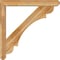 Ekena Millwork Olympic Craftsman Rough Sawn Bracket w/ Offset Brace, Western Red Cedar, 6"W x 42"D x 42"H BKT0604X42X42OLY04RWR - alternate 3